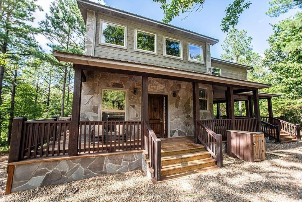 Merlot Mountain - Heated Spa Pool And Hot Tub! Cabin Broken Bow Bagian luar foto