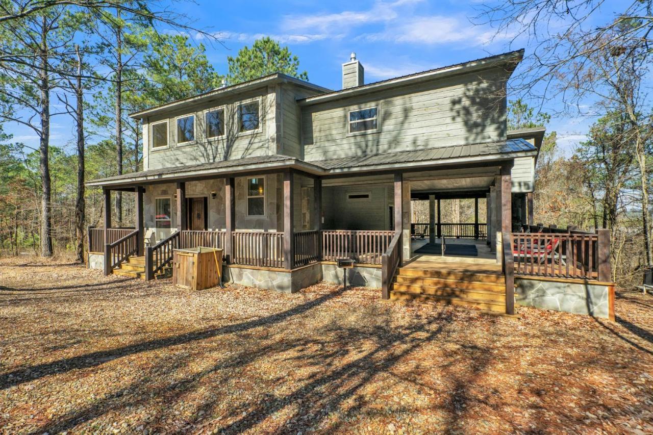 Merlot Mountain - Heated Spa Pool And Hot Tub! Cabin Broken Bow Bagian luar foto